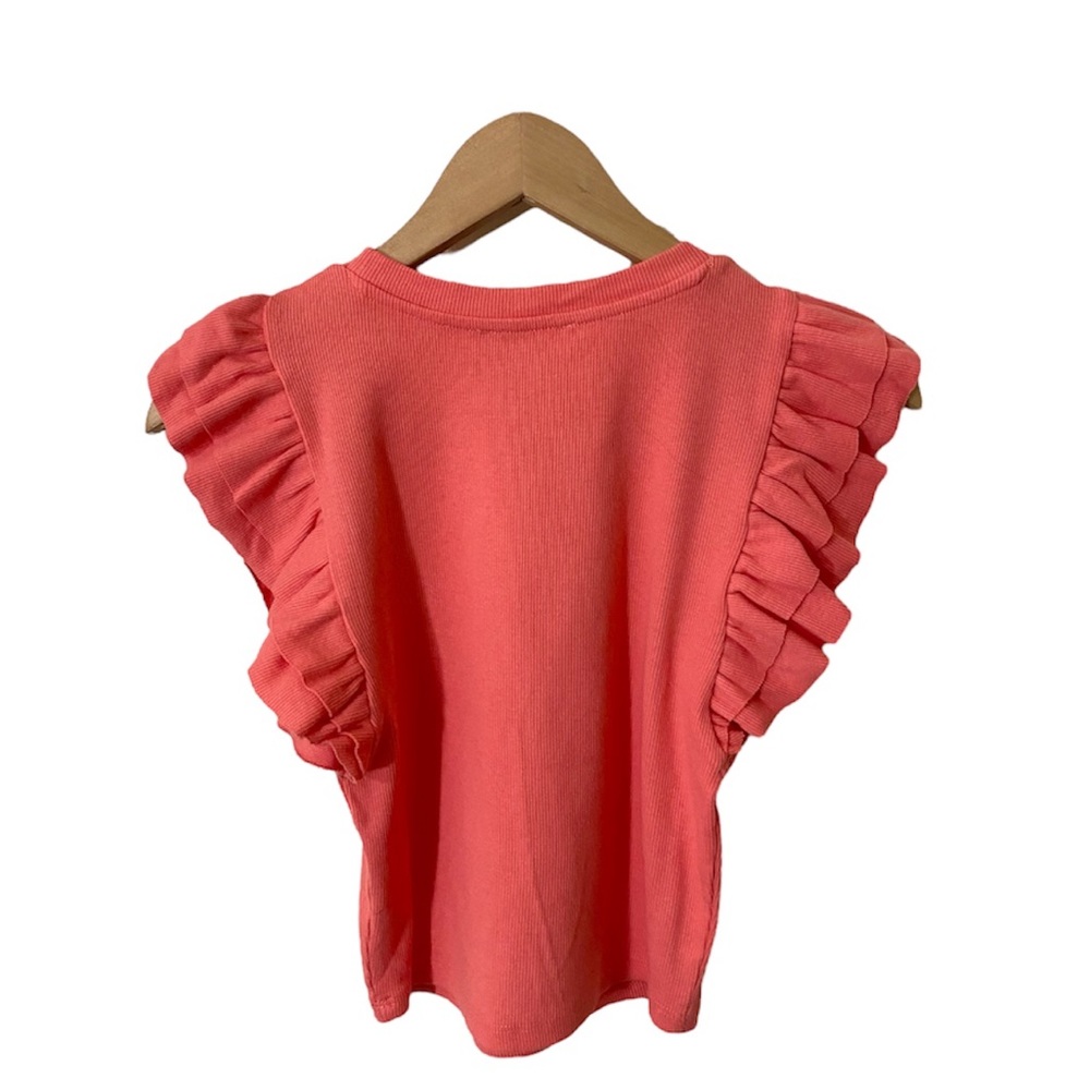 [ZARA] Ruffled Sleeveless Top - Picture 4 of 4